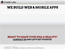 Tablet Screenshot of enablelabs.com